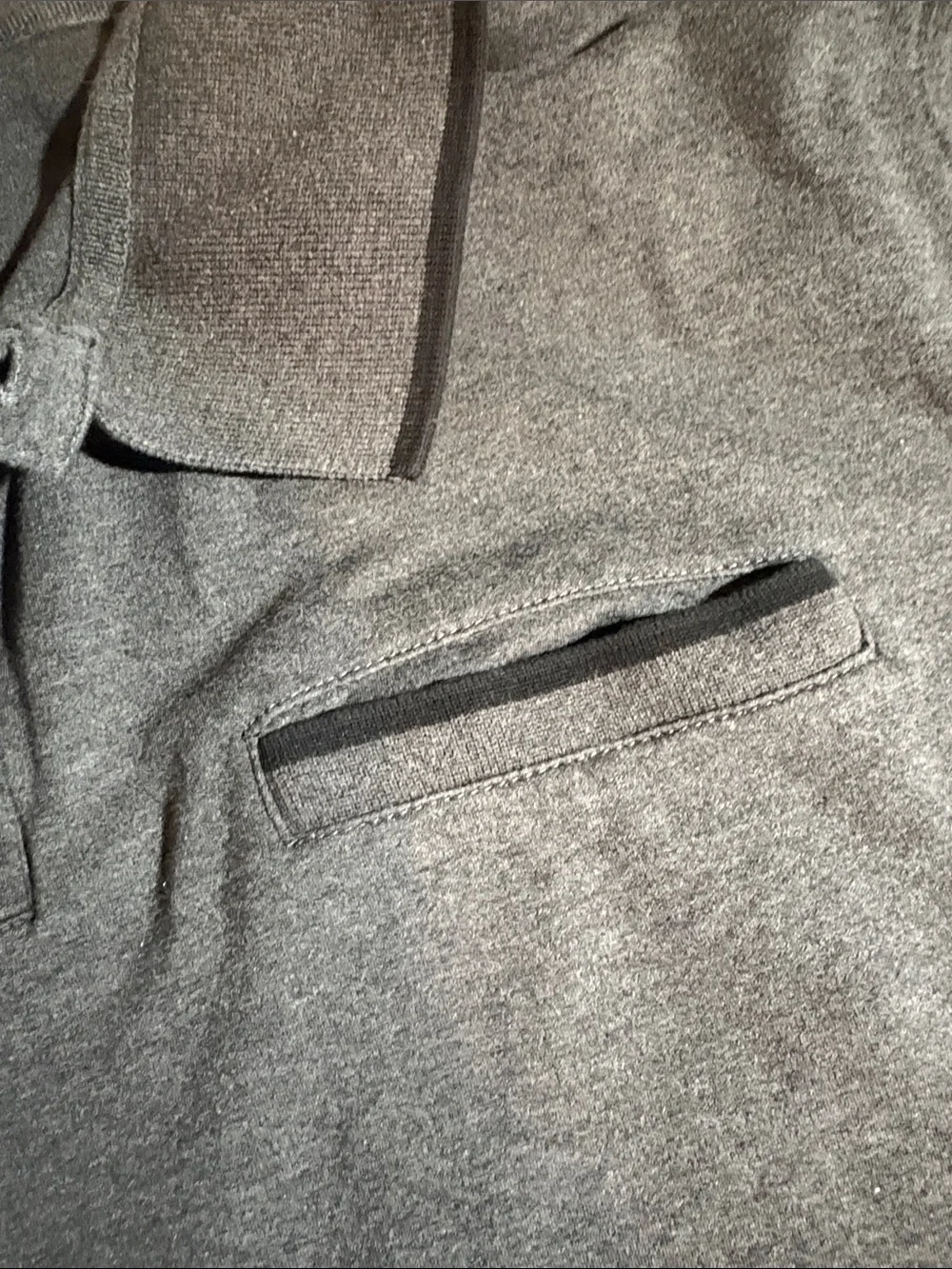 Banana Republic Men's Dark Gray Polo Shirt